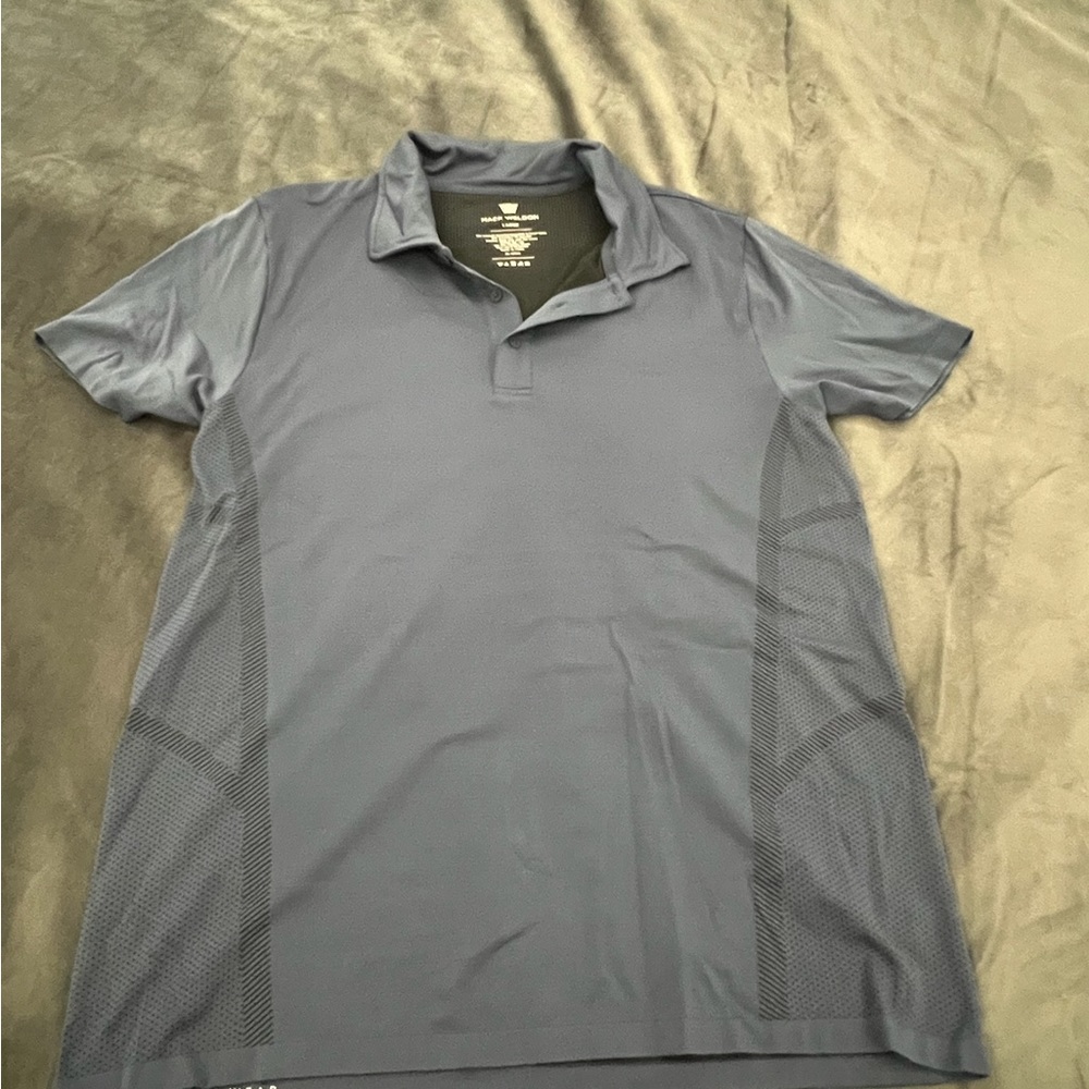 Mack Weldon Stealth Performance Polo Shirt Gray